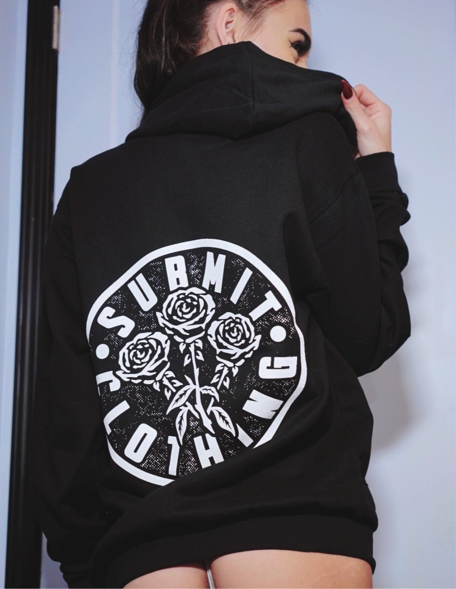 Rose 2025 logo hoodie
